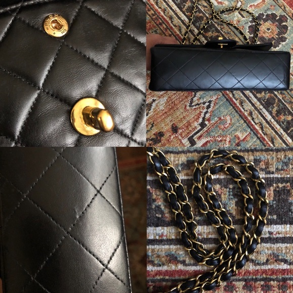 SOLD***Chanel Vintage Classic Double Flap Bag - Picture 11 of 13